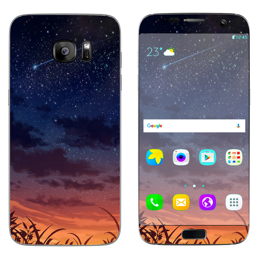  Art Star Universe Samsung Galaxy S7 Edge Skin