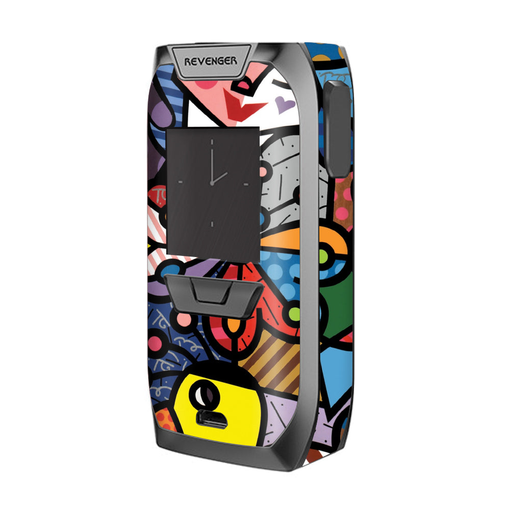  Butterfly Stained Glass Vaporesso Revenger Skin