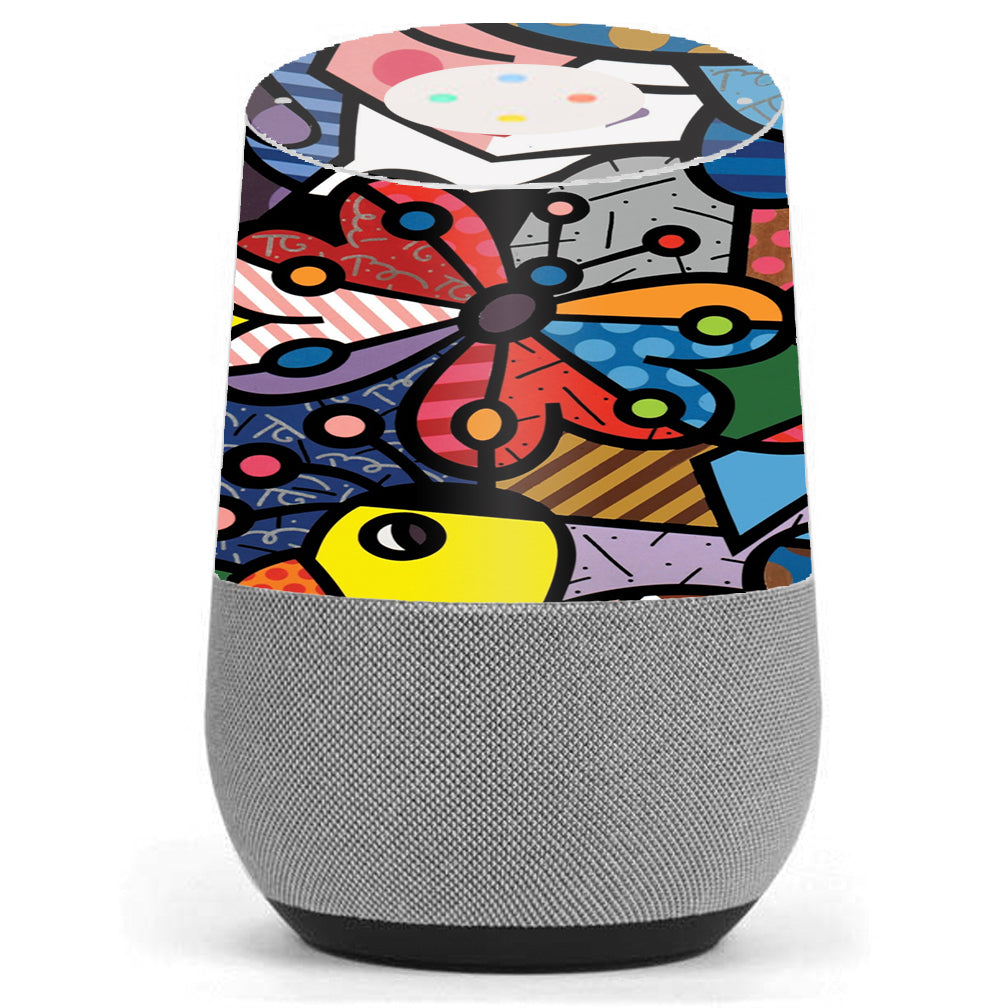  Butterfly Stained Glass Google Home Skin