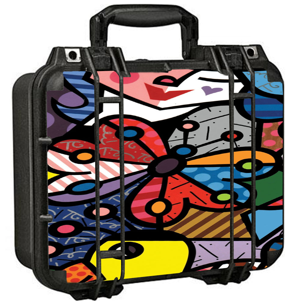  Butterfly Stained Glass Pelican Case 1400 Skin
