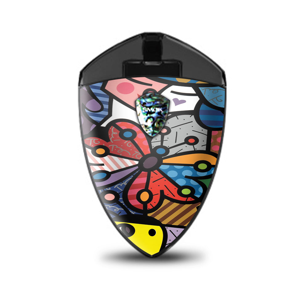  Butterfly Stained Glass Smok Rolo Badge Skin