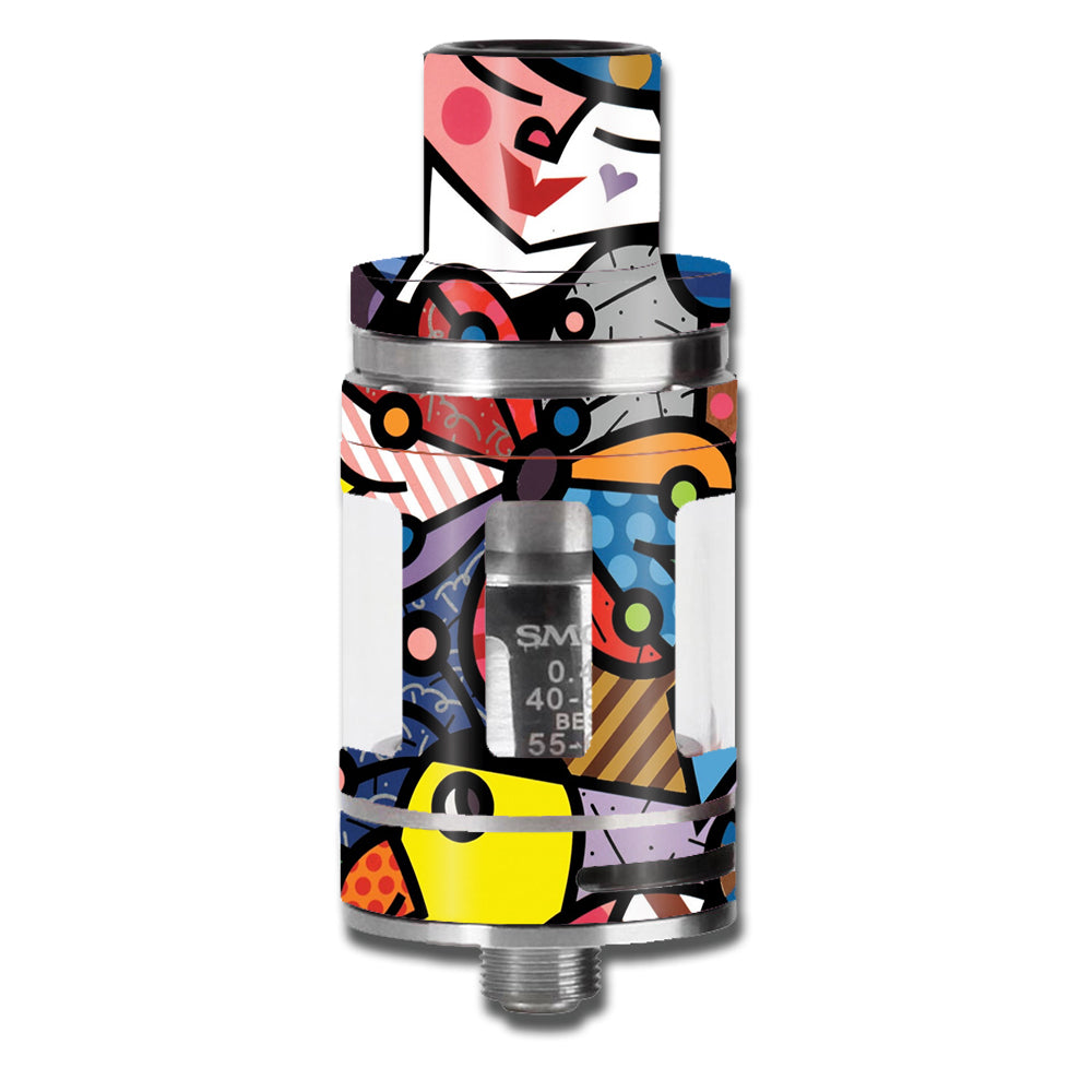  Butterfly Stained Glass Smok TFV8 Micro Baby Beast Skin