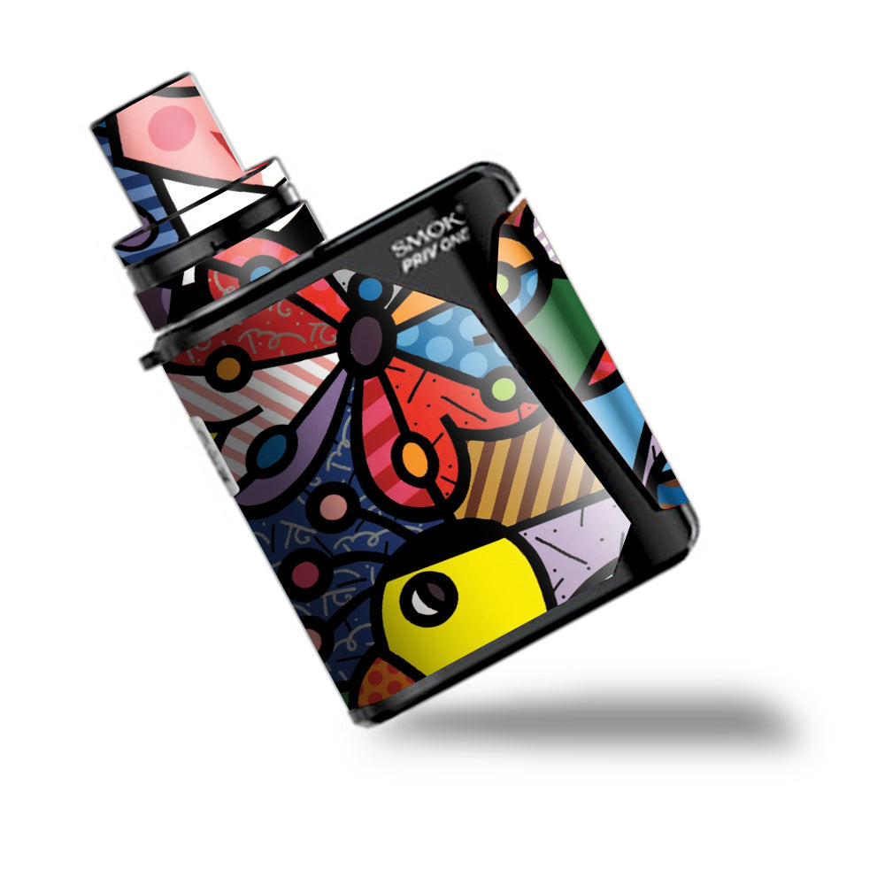  Butterfly Stained Glass Smok Priv One Skin