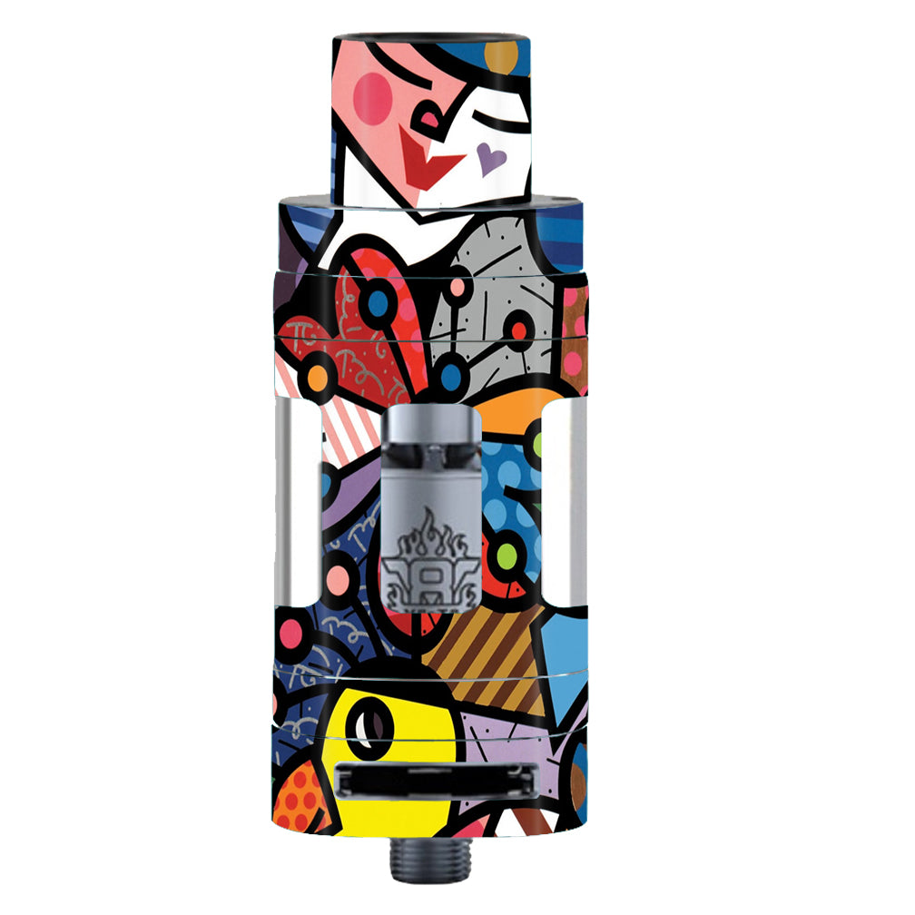  Butterfly Stained Glass Smok TFV8 Tank Skin