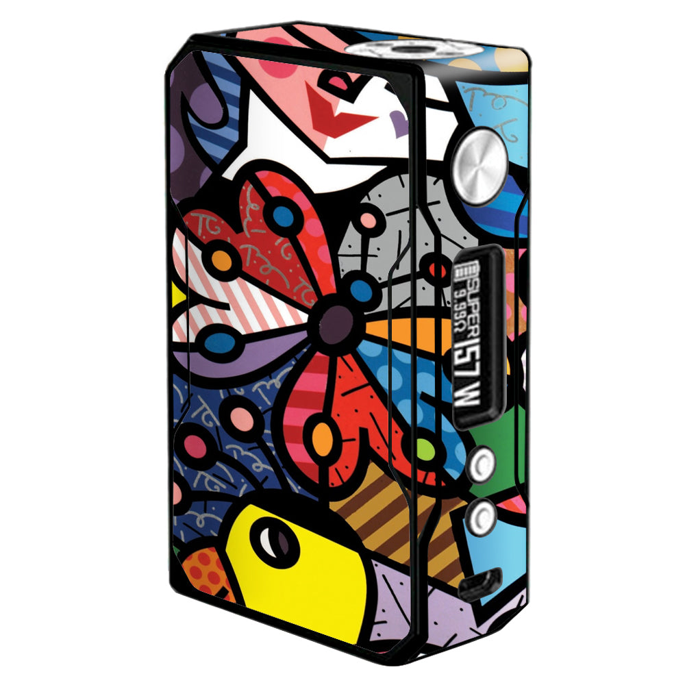  Butterfly Stained Glass Voopoo Drag 157w Skin