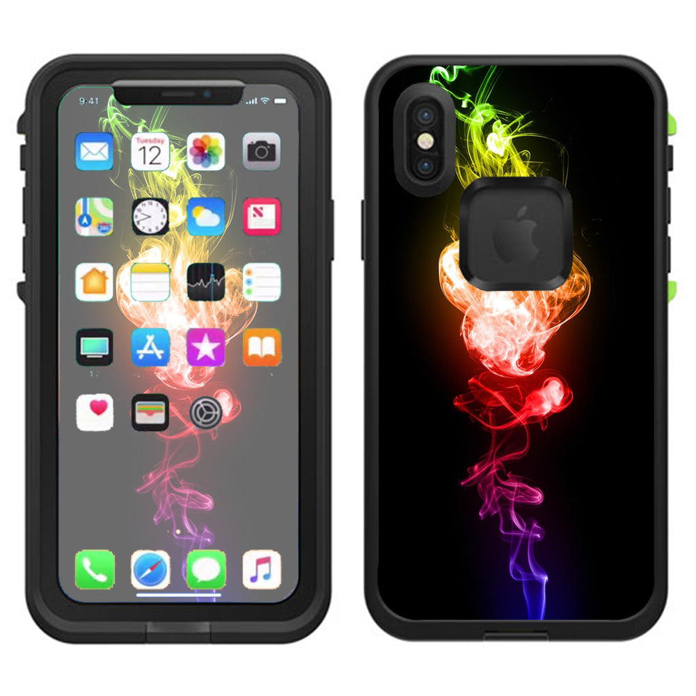  Color Smoke Lifeproof Fre Case iPhone X Skin