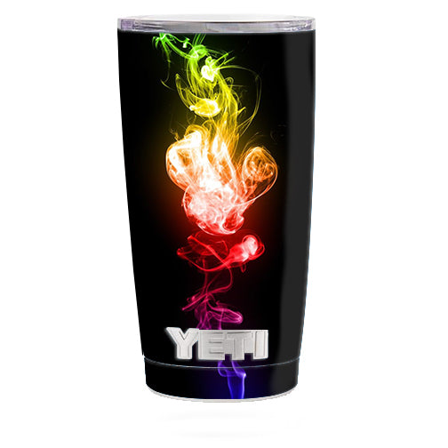  Color Smoke Yeti 20oz Rambler Tumbler Skin