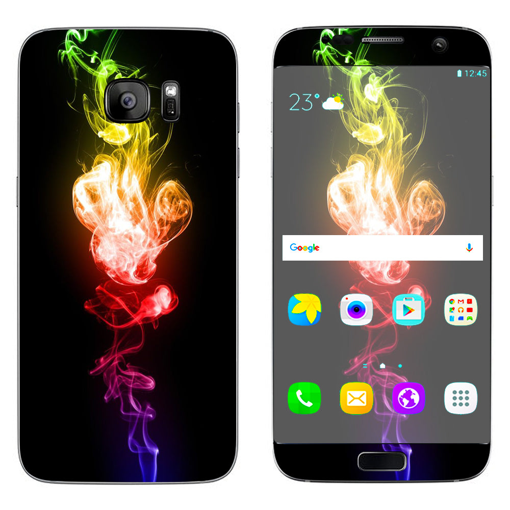  Color Smoke Samsung Galaxy S7 Edge Skin