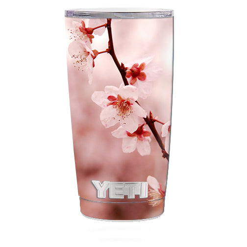  Cherry Blossoms Yeti 20oz Rambler Tumbler Skin