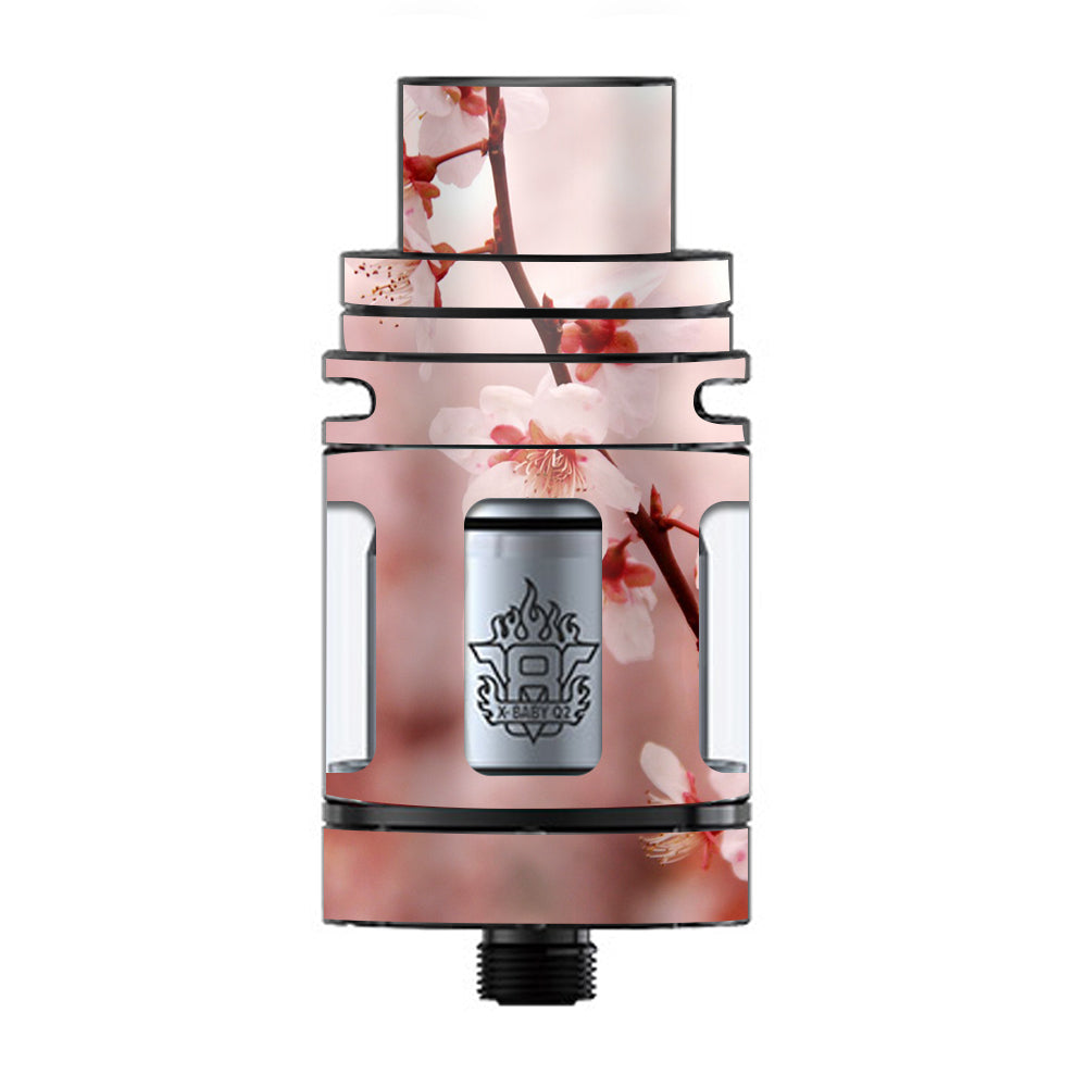  Cherry Blossoms TFV8 X-baby Tank Smok Skin