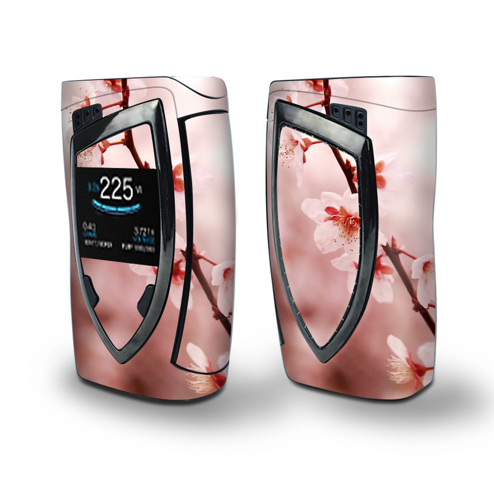 Skin Decal Vinyl Wrap for Smok Devilkin Kit 225w Vape (includes TFV12 Prince Tank Skins) skins cover/ cherry blossoms