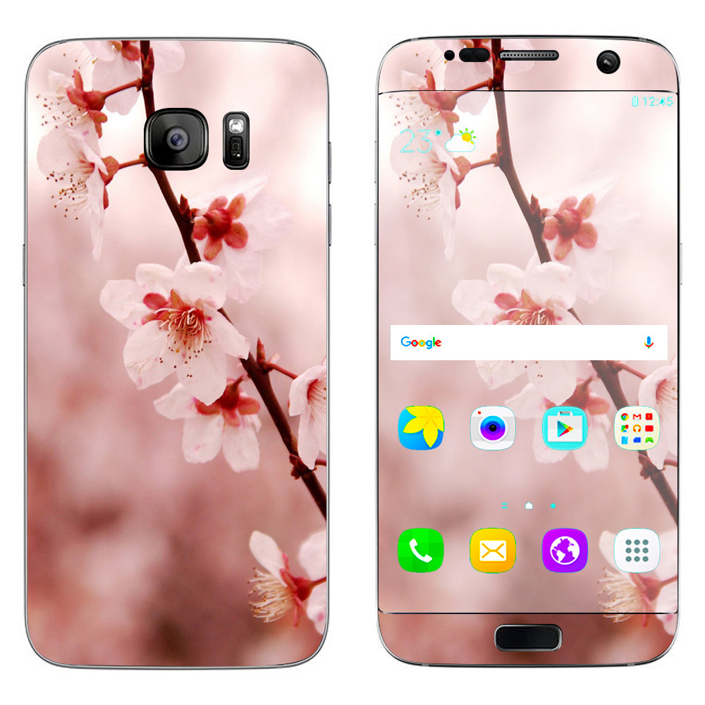  Cherry Blossoms Samsung Galaxy S7 Edge Skin