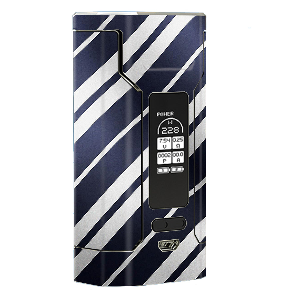  Black White Stripes Wismec Predator 228 Skin