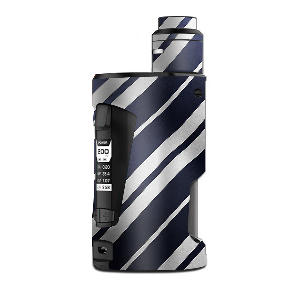  Black White Stripes G Box Squonk Geek Vape Skin