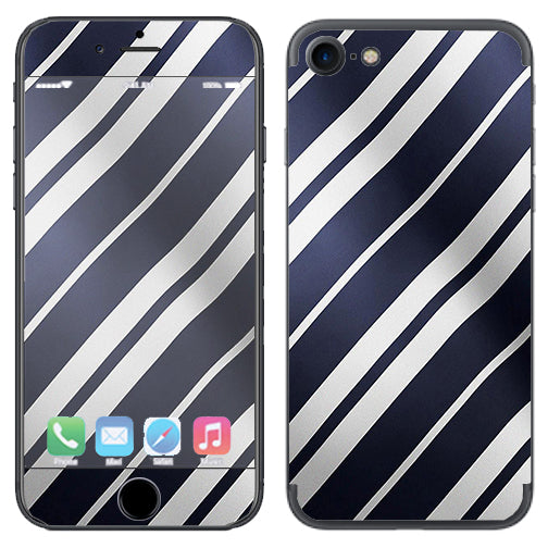  Black White Stripes Apple iPhone 7 or iPhone 8 Skin