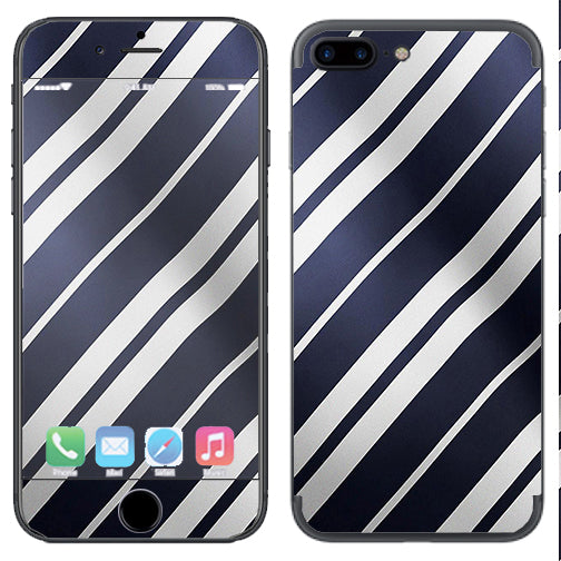  Black White Stripes Apple  iPhone 7+ Plus / iPhone 8+ Plus Skin