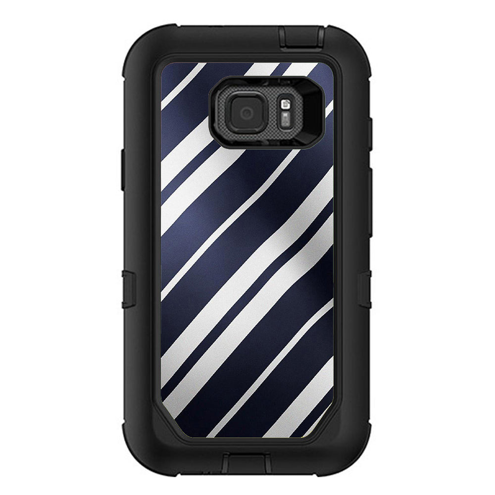  Black White Stripes Otterbox Defender Samsung Galaxy S7 Active Skin