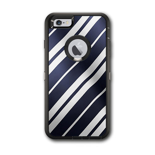  Black White Stripes Otterbox Defender iPhone 6 PLUS Skin