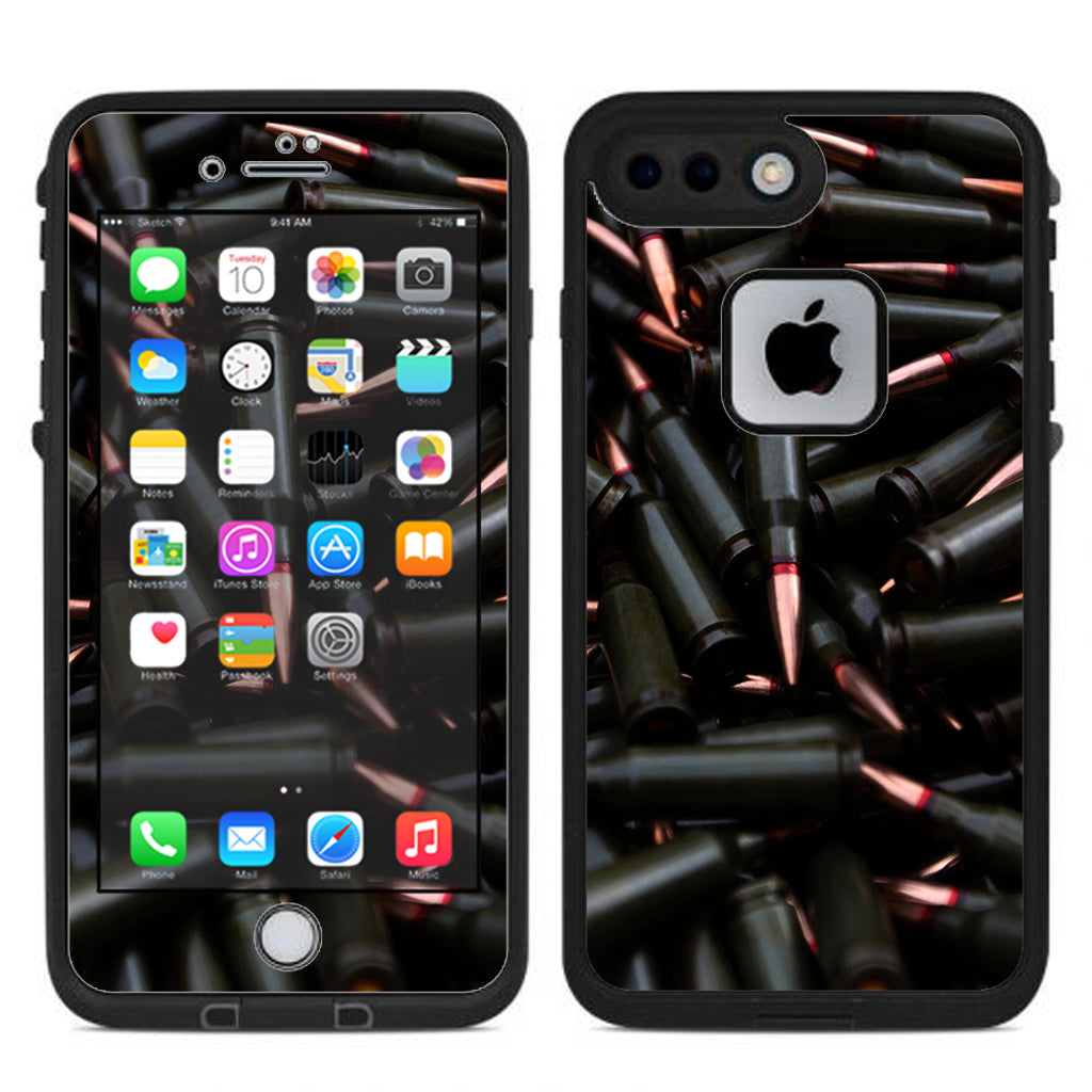  Bullets Black Lifeproof Fre iPhone 7 Plus or iPhone 8 Plus Skin