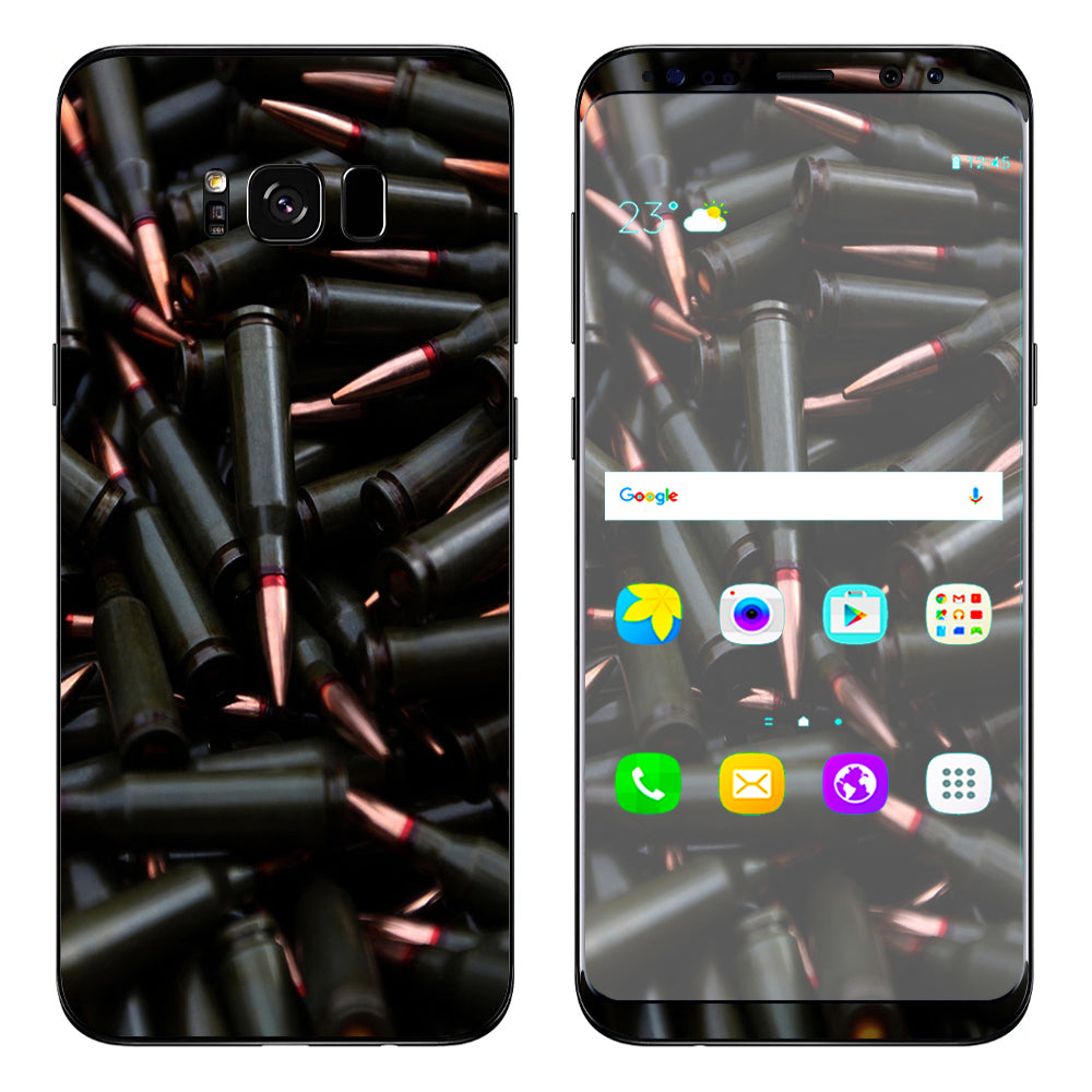  Bullets Black Samsung Galaxy S8 Plus Skin