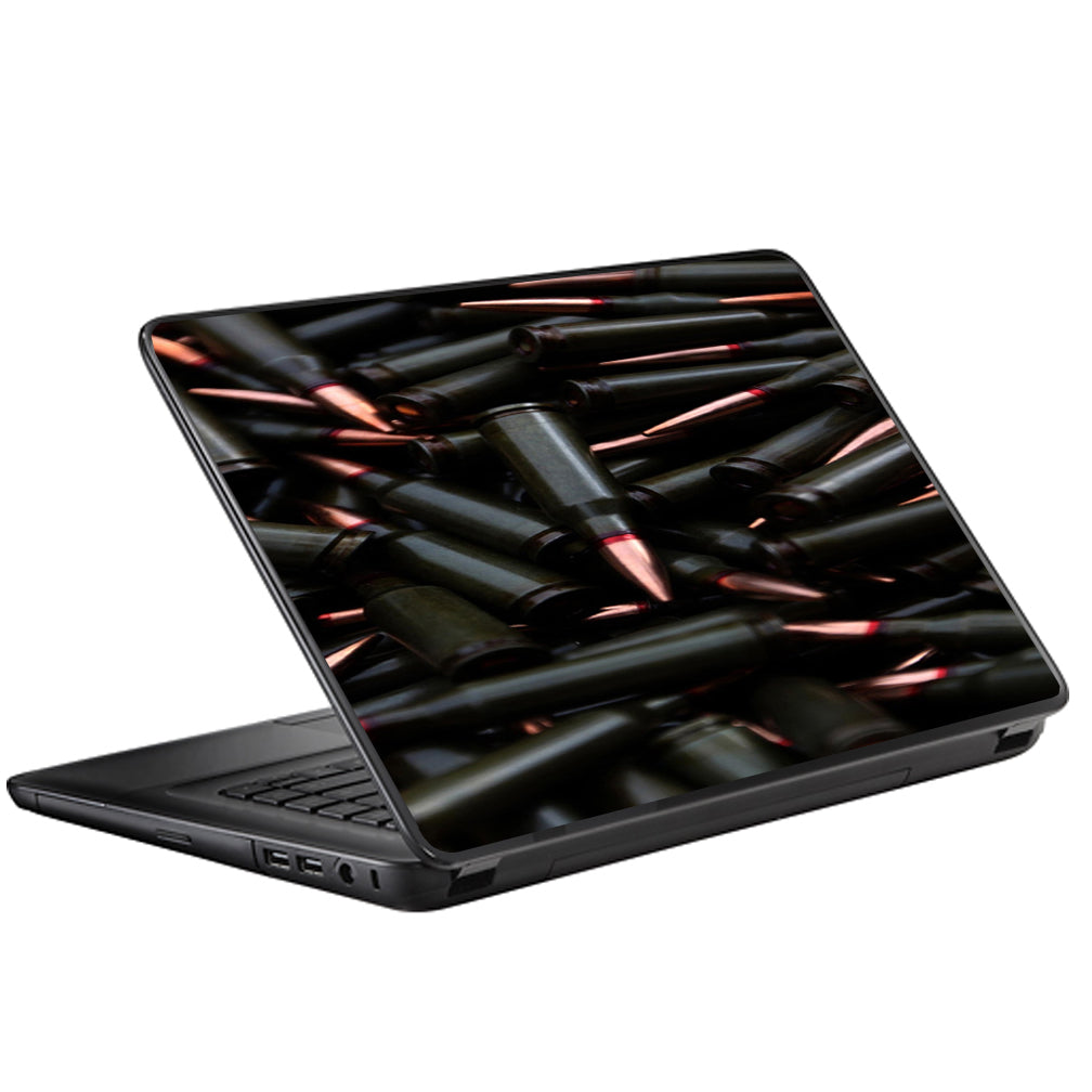  Bullets Black Universal 13 to 16 inch wide laptop Skin