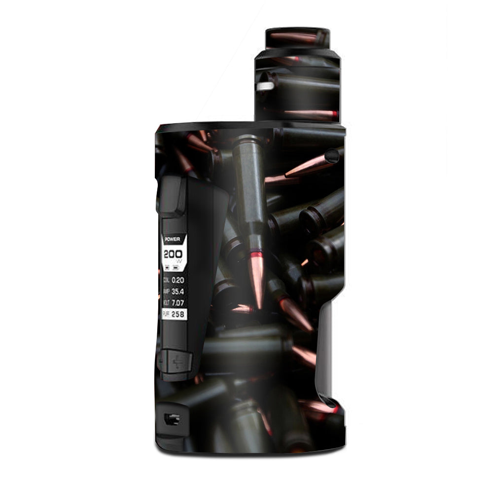  Bullets Black G Box Squonk Geek Vape Skin
