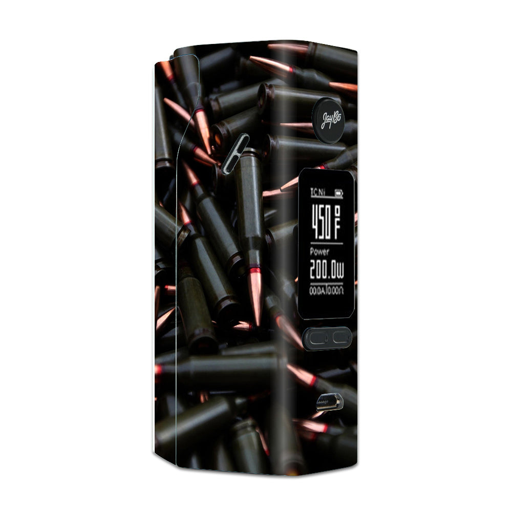  Bullets Black Wismec Reuleaux RX 2/3 combo kit Skin