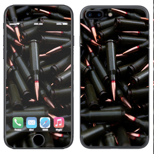  Bullets Black Apple  iPhone 7+ Plus / iPhone 8+ Plus Skin