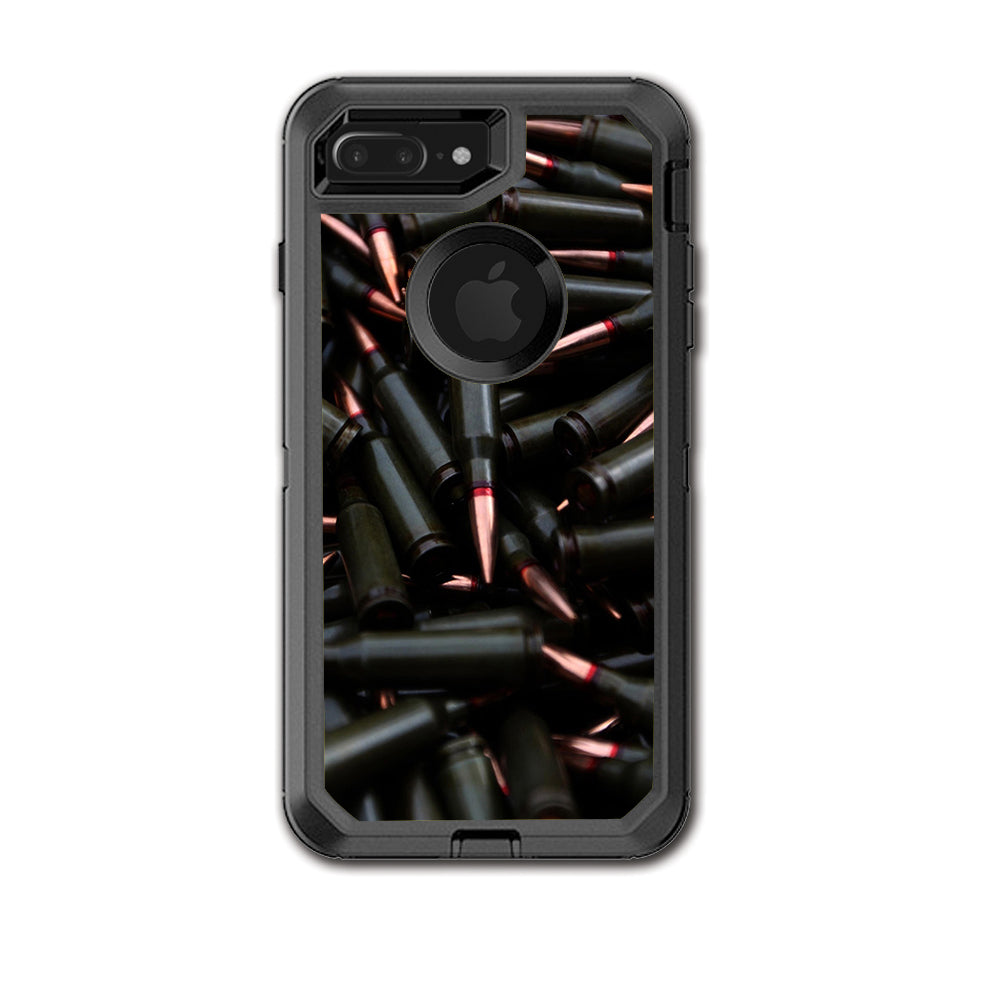  Bullets Black Otterbox Defender iPhone 7+ Plus or iPhone 8+ Plus Skin