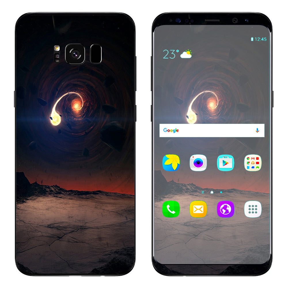  Black Hole Scene Samsung Galaxy S8 Skin