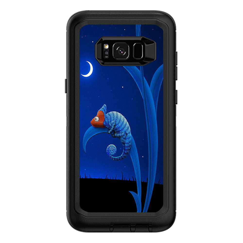  Blue Chamelion Otterbox Defender Samsung Galaxy S8 Plus Skin