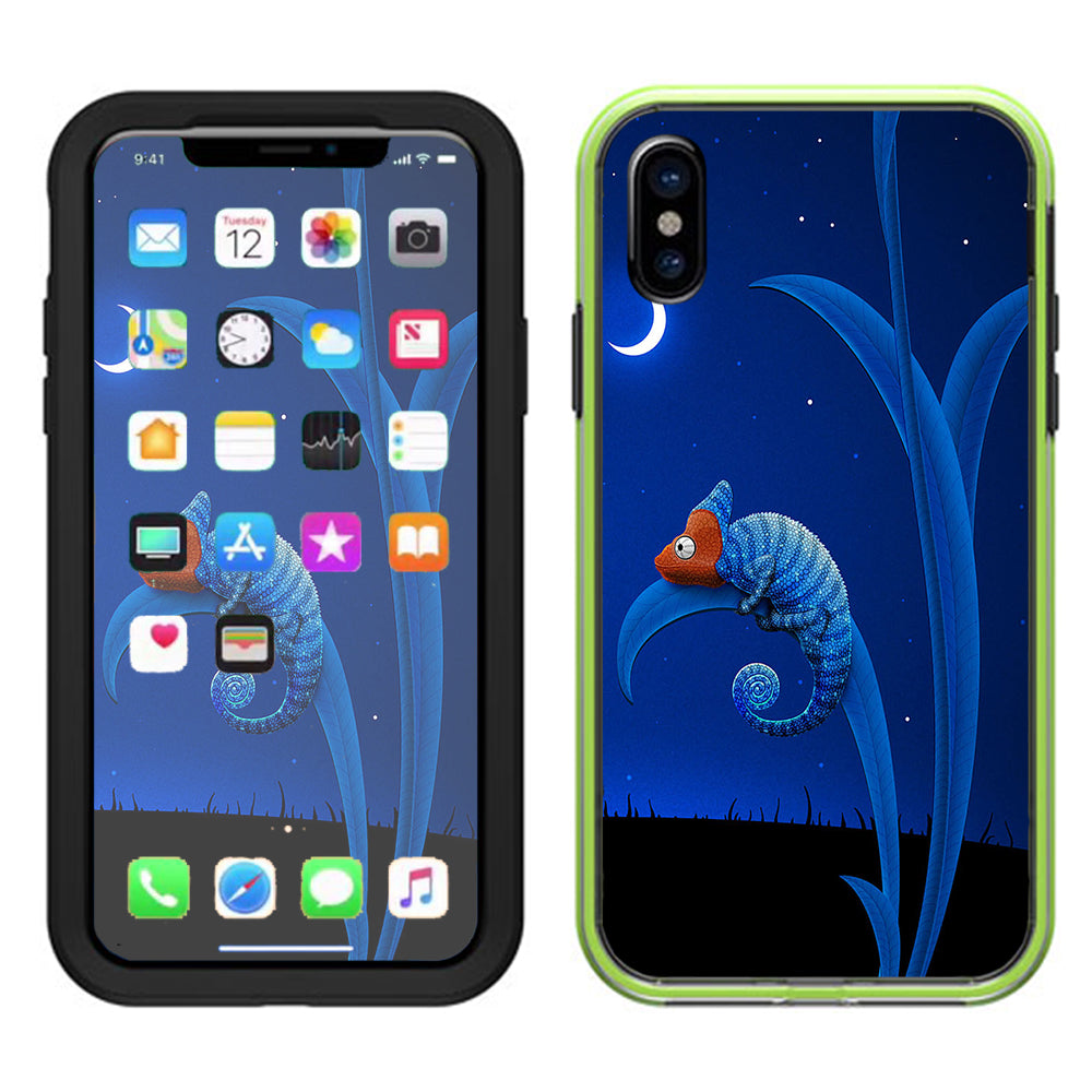  Blue Chamelion Lifeproof Slam Case iPhone X Skin