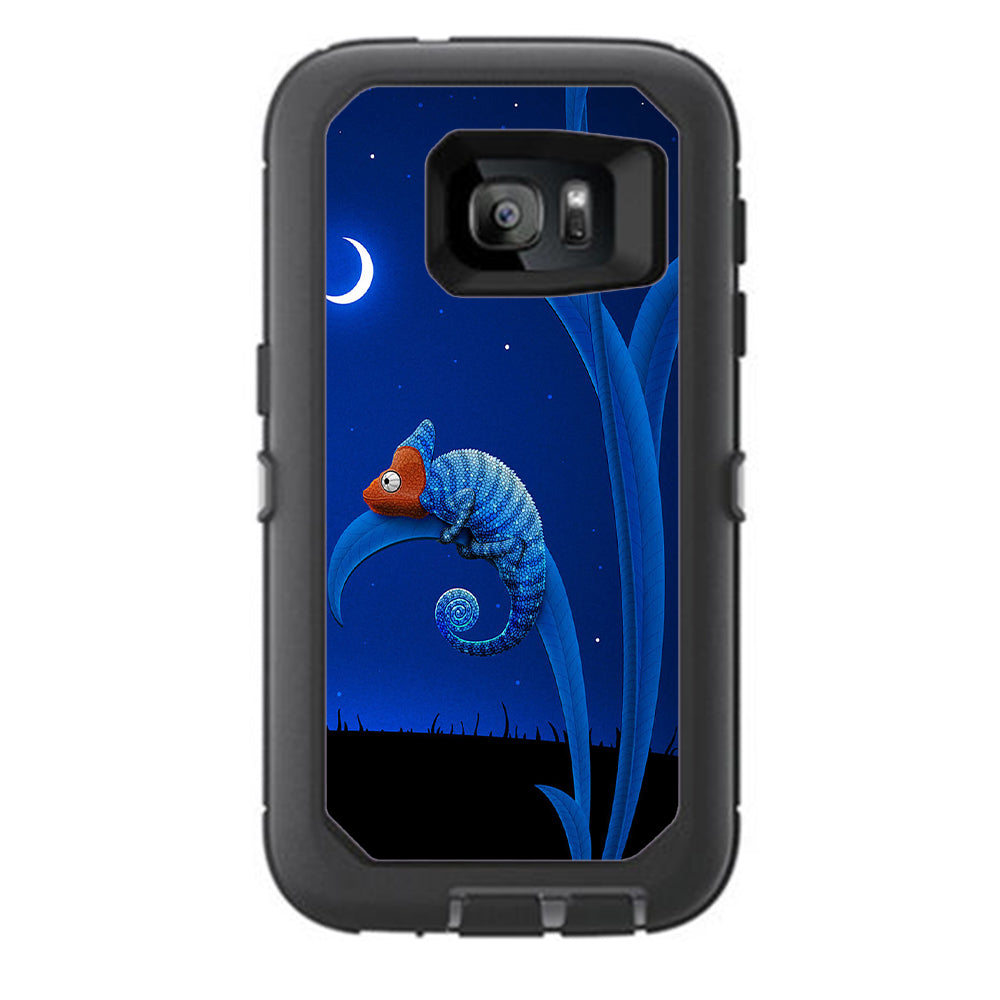  Blue Chamelion Otterbox Defender Samsung Galaxy S7 Skin