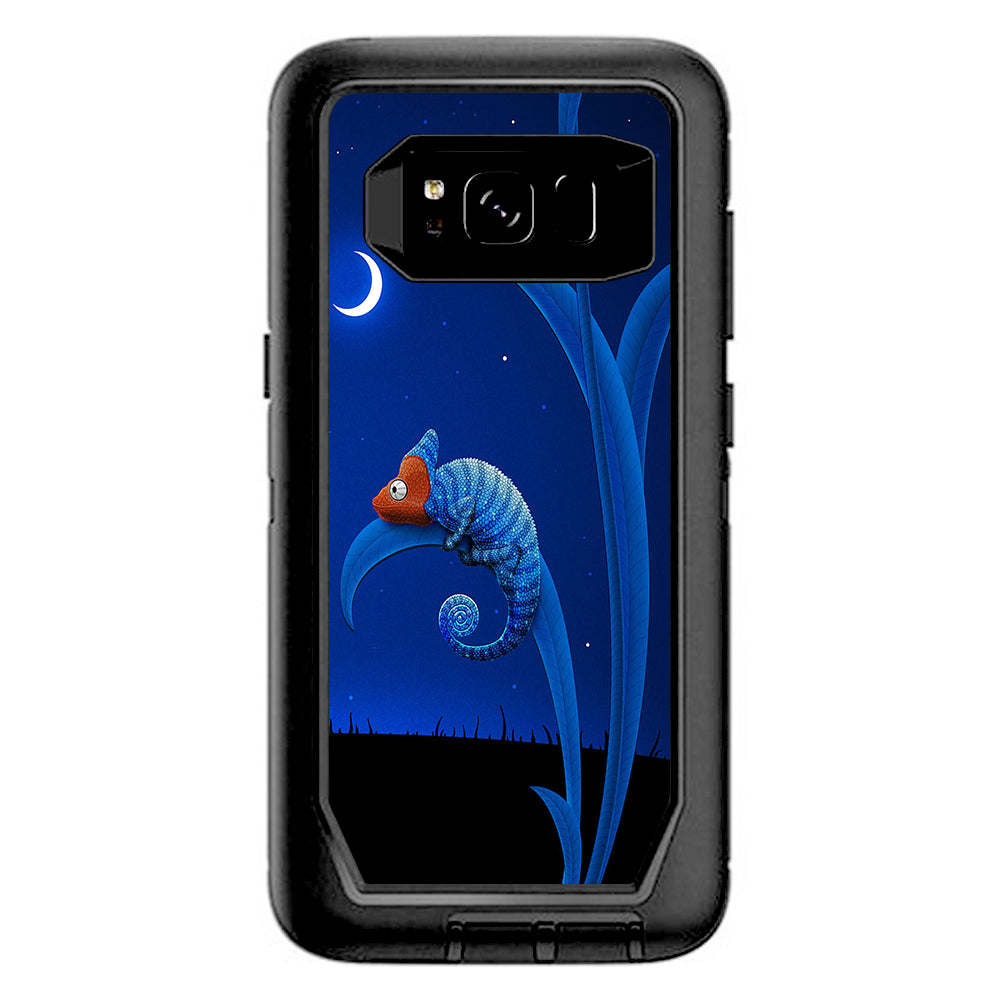  Blue Chamelion Otterbox Defender Samsung Galaxy S8 Skin