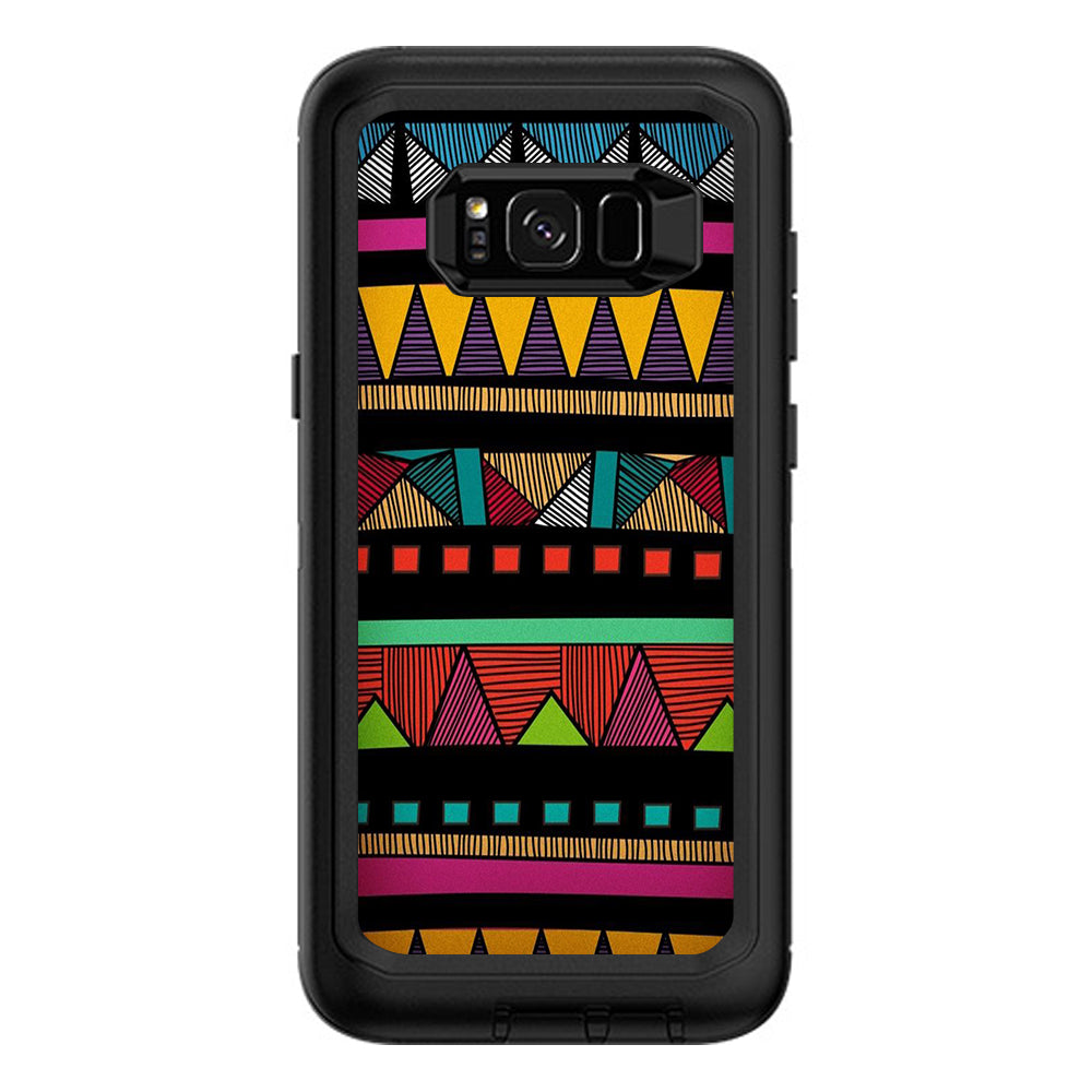  Aztec Chevron  Otterbox Defender Samsung Galaxy S8 Plus Skin