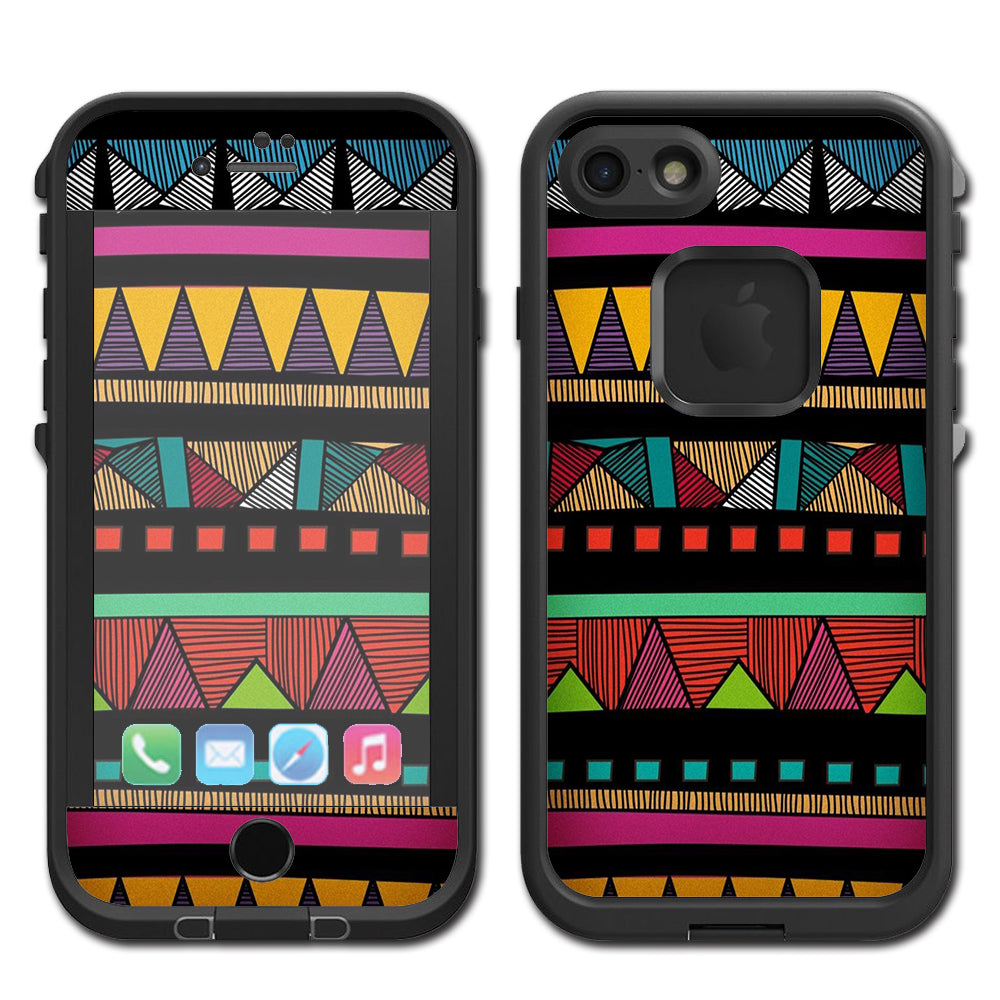  Aztec Chevron Lifeproof Fre iPhone 7 or iPhone 8 Skin