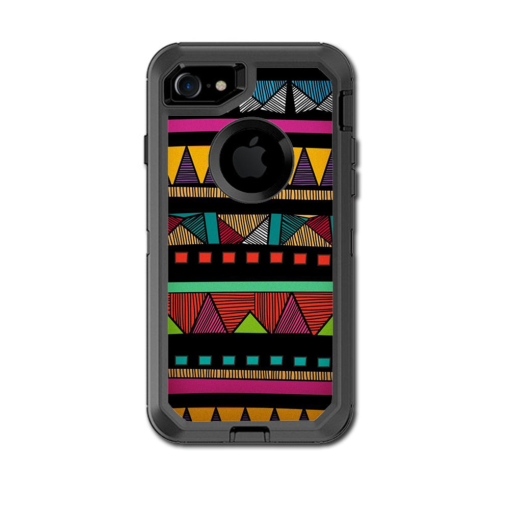  Aztec Chevron Otterbox Defender iPhone 7 or iPhone 8 Skin