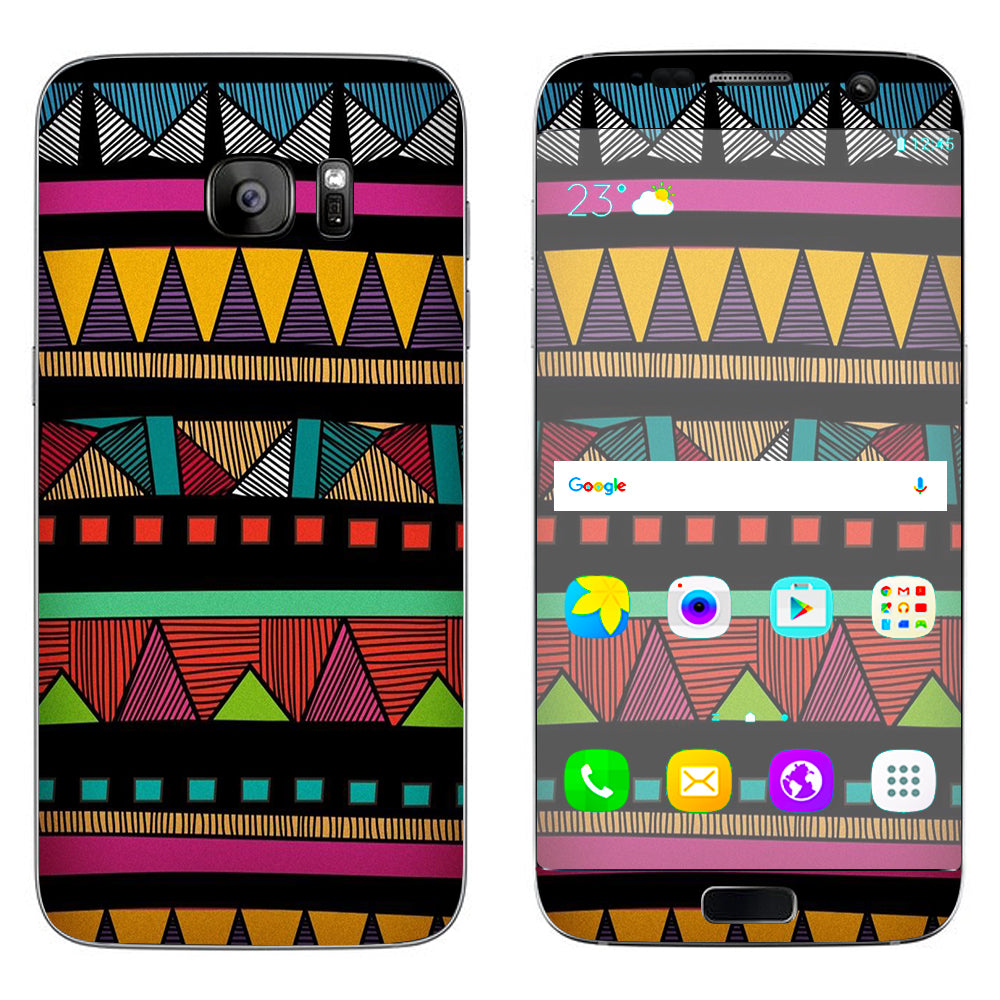  Aztec Chevron  Samsung Galaxy S7 Edge Skin