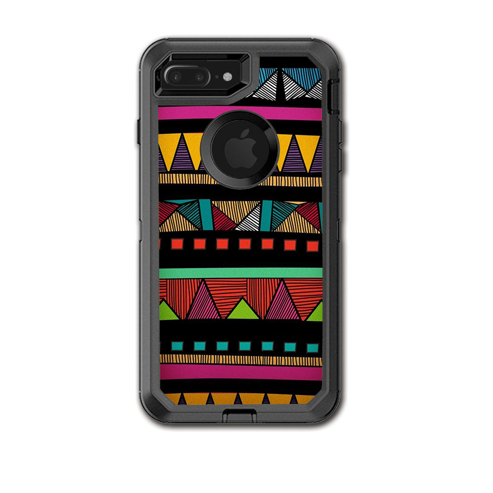  Aztec Chevron Otterbox Defender iPhone 7+ Plus or iPhone 8+ Plus Skin