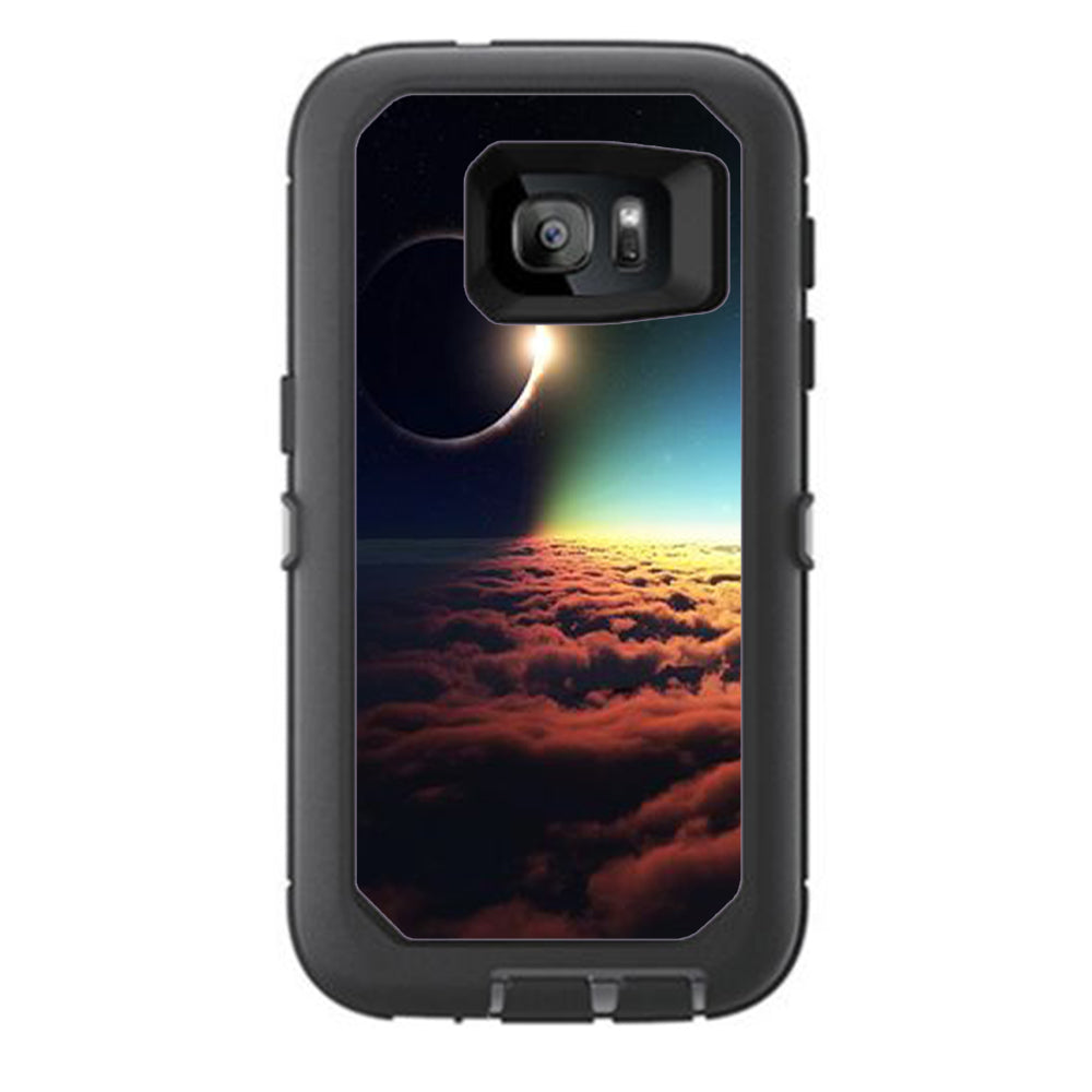  Moon Planet Eclipse Clouds Otterbox Defender Samsung Galaxy S7 Skin