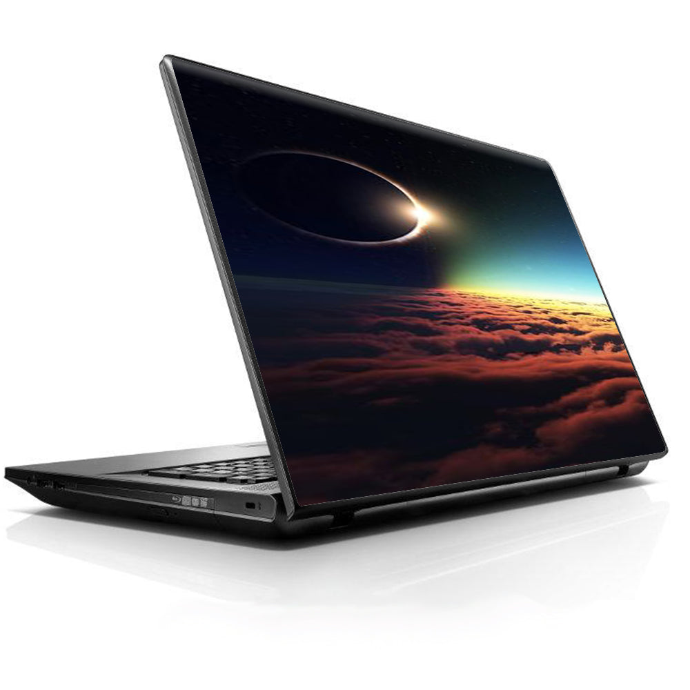  Moon Planet Eclipse Clouds Universal 13 to 16 inch wide laptop Skin