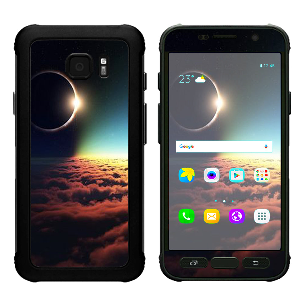  Moon Planet Eclipse Clouds Samsung Galaxy S7 Active Skin