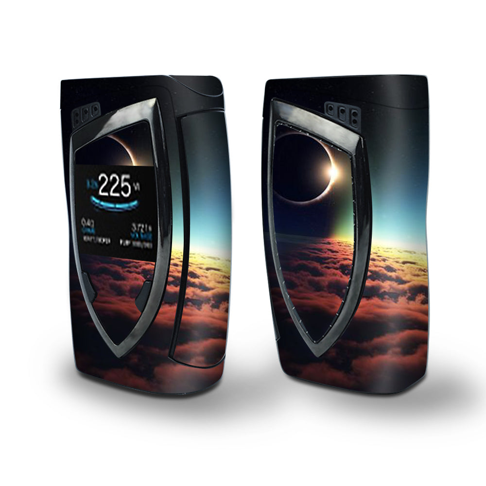 Skin Decal Vinyl Wrap for Smok Devilkin Kit 225w Vape (includes TFV12 Prince Tank Skins) skins cover/ moon planet eclipse clouds