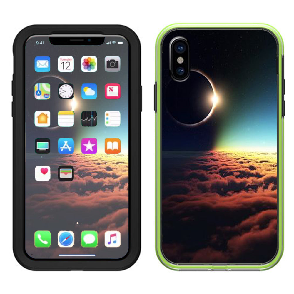  Moon Planet Eclipse Clouds Lifeproof Slam Case iPhone X Skin
