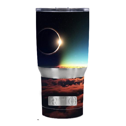  Moon Planet Eclipse Clouds RTIC 20oz Tumbler Skin