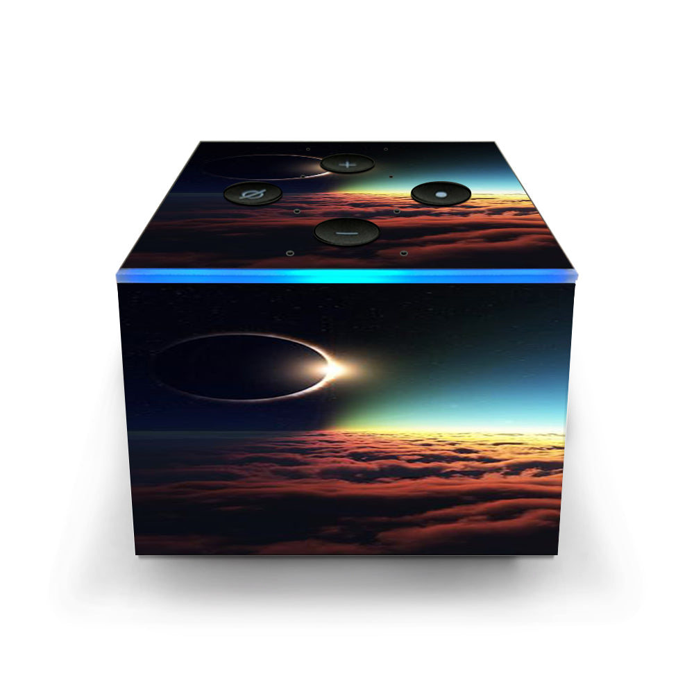  Moon Planet Eclipse Clouds Amazon Fire TV Cube Skin