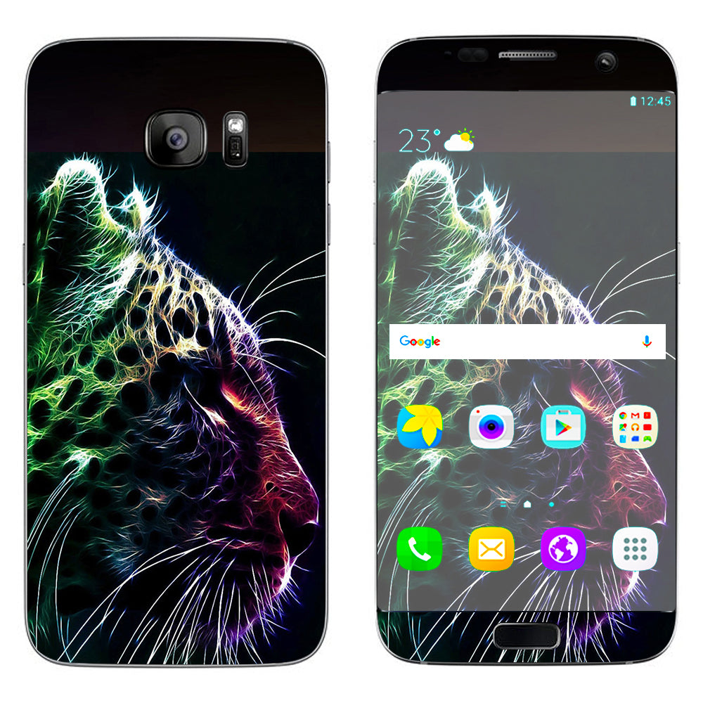  Color Leopard Samsung Galaxy S7 Edge Skin