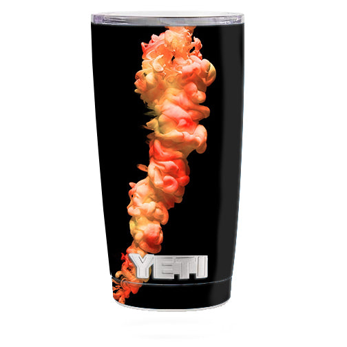  Orange Cloud Smoke Yeti 20oz Rambler Tumbler Skin