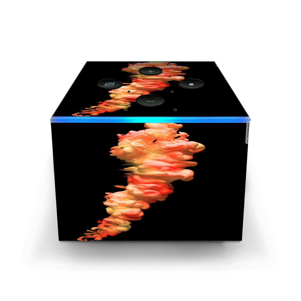  Orange Cloud Smoke  Amazon Fire TV Cube Skin
