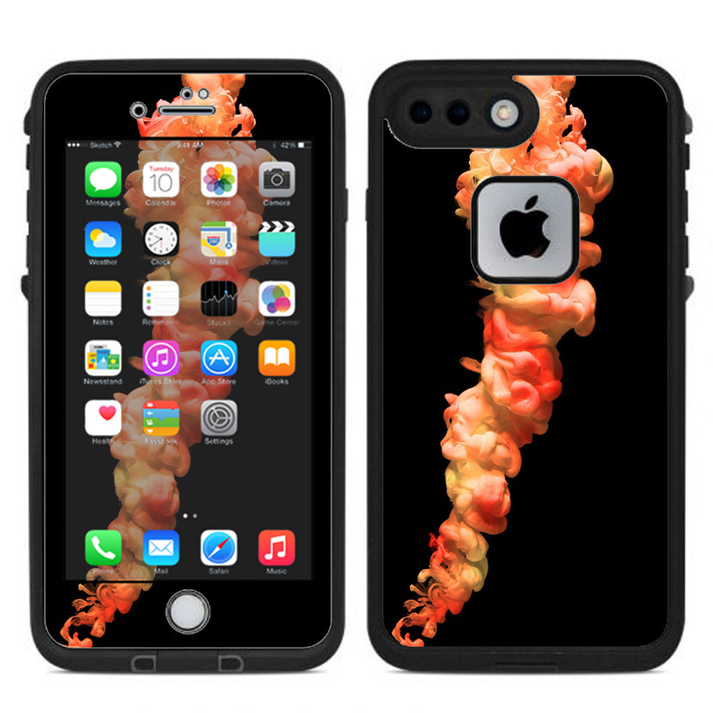  Orange Cloud Smoke Lifeproof Fre iPhone 7 Plus or iPhone 8 Plus Skin